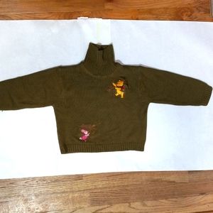Disney Store pooh and piglet turtleneck sweater